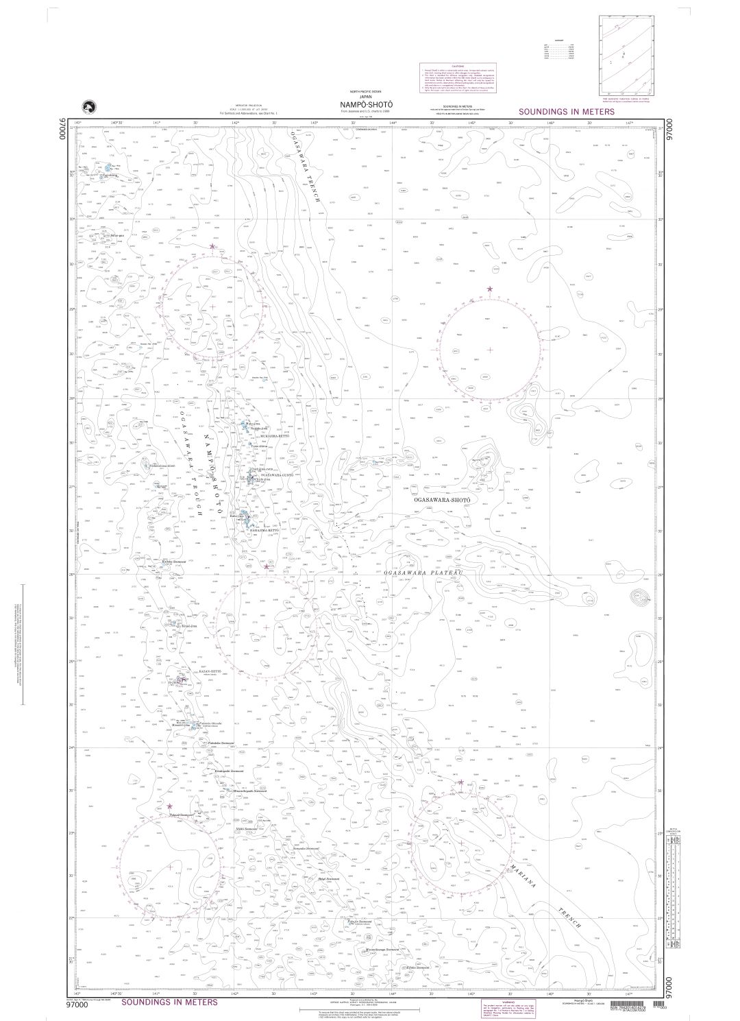 Nampo-Shoto | Carte NGA 97000