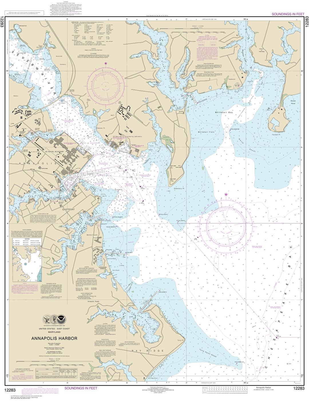 Annapolis Harbor | NOAA Chart 12283
