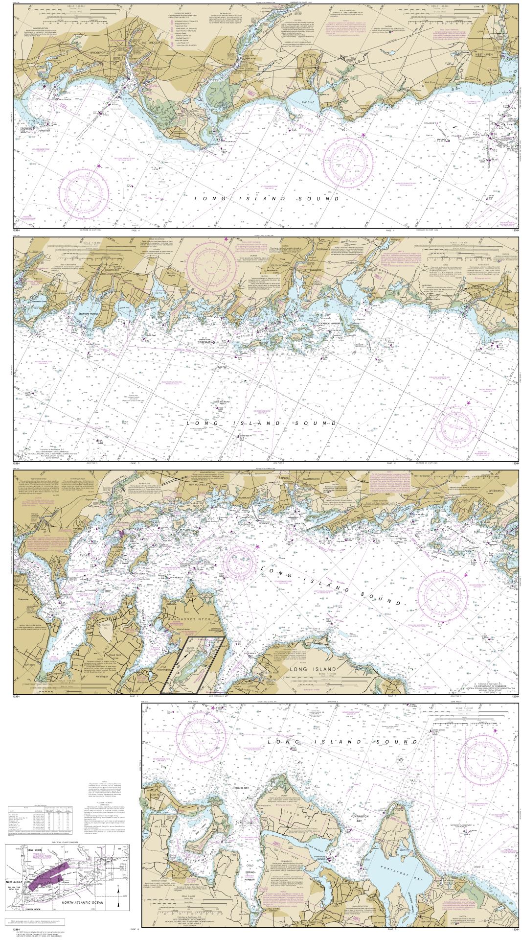 Long Island Sound-New Haven Harbor Entrance and Port Jefferson to Throgs Neck | NOAA Chart 12364