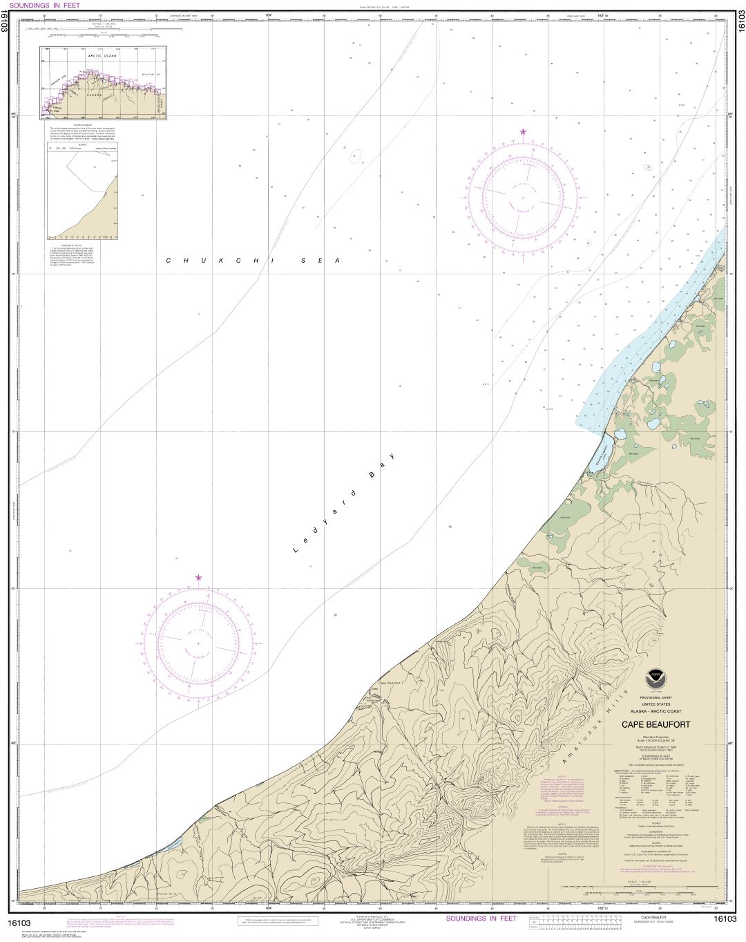 Cape Beaufort | NOAA Chart 16103