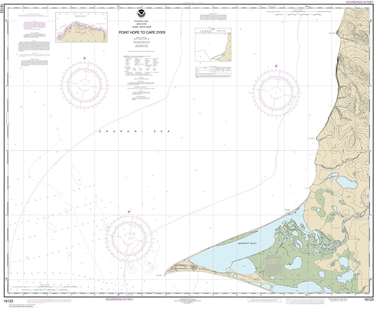 Point Hope to Cape Dyer | NOAA Chart 16123