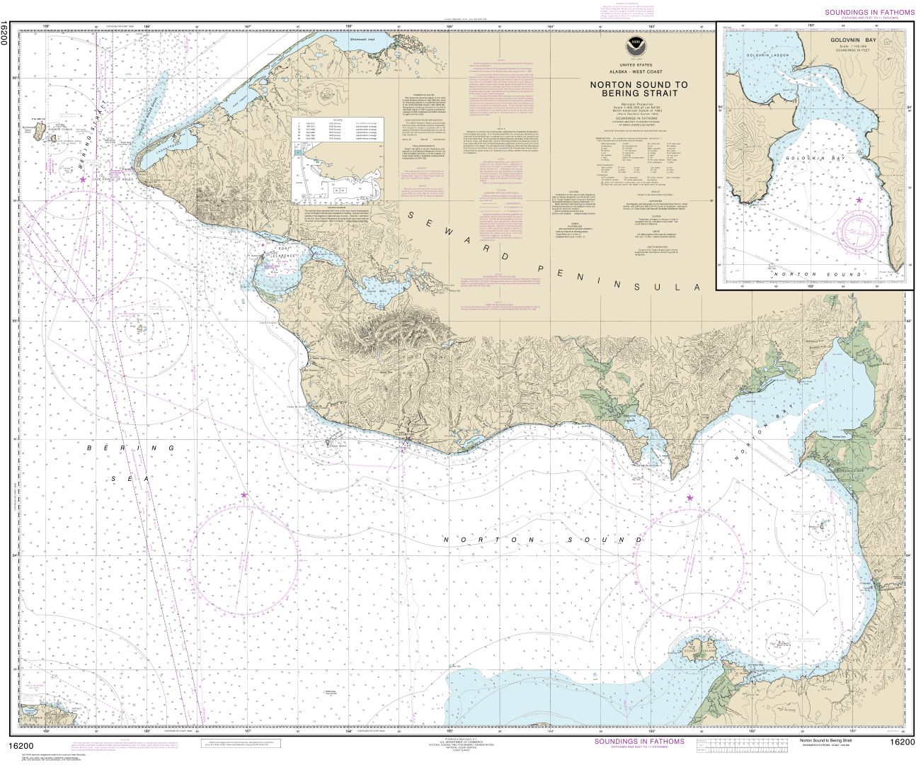 Norton Sound;Golovnin Bay | NOAA Chart 16200