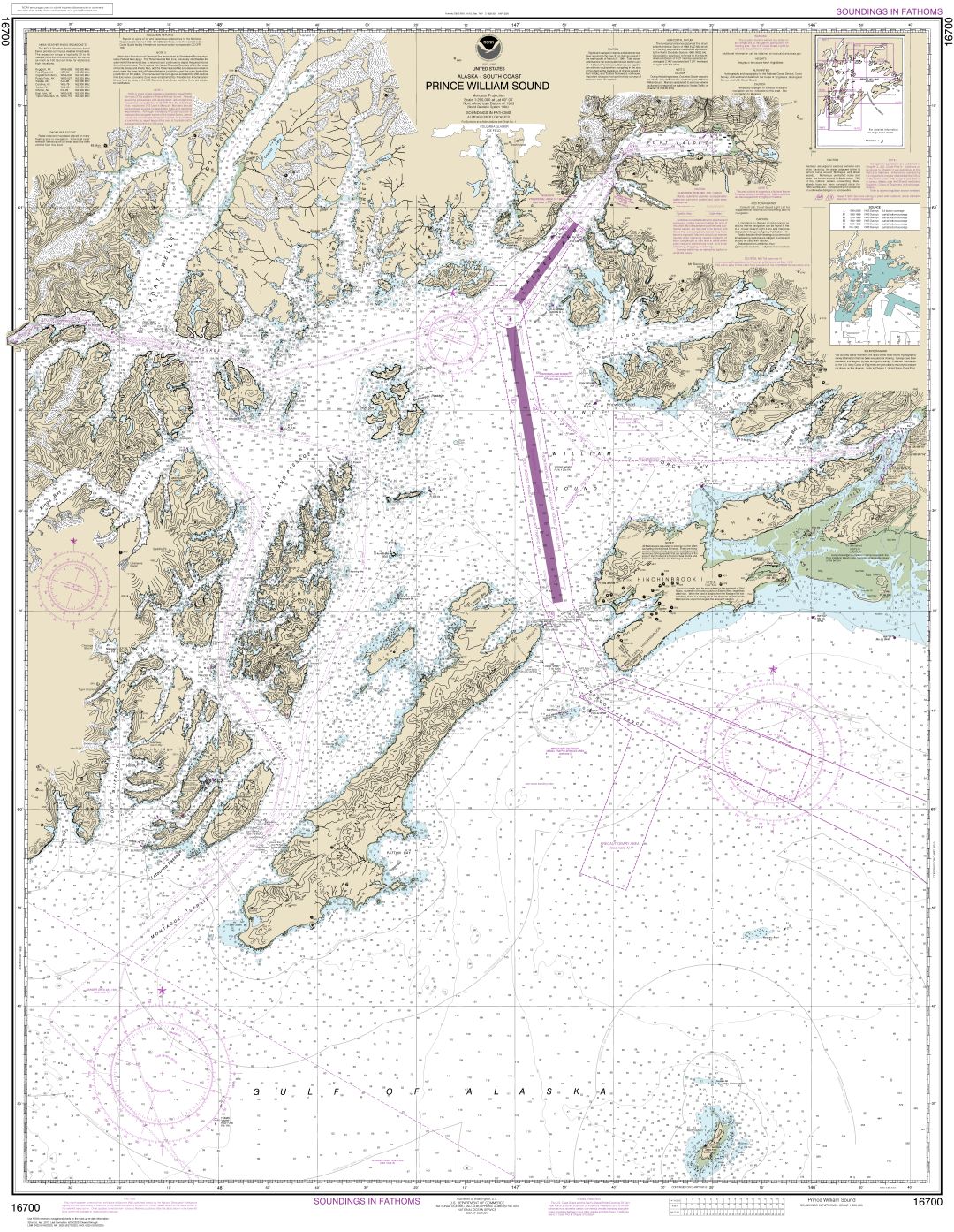 Prince William Sound | NOAA Chart 16700