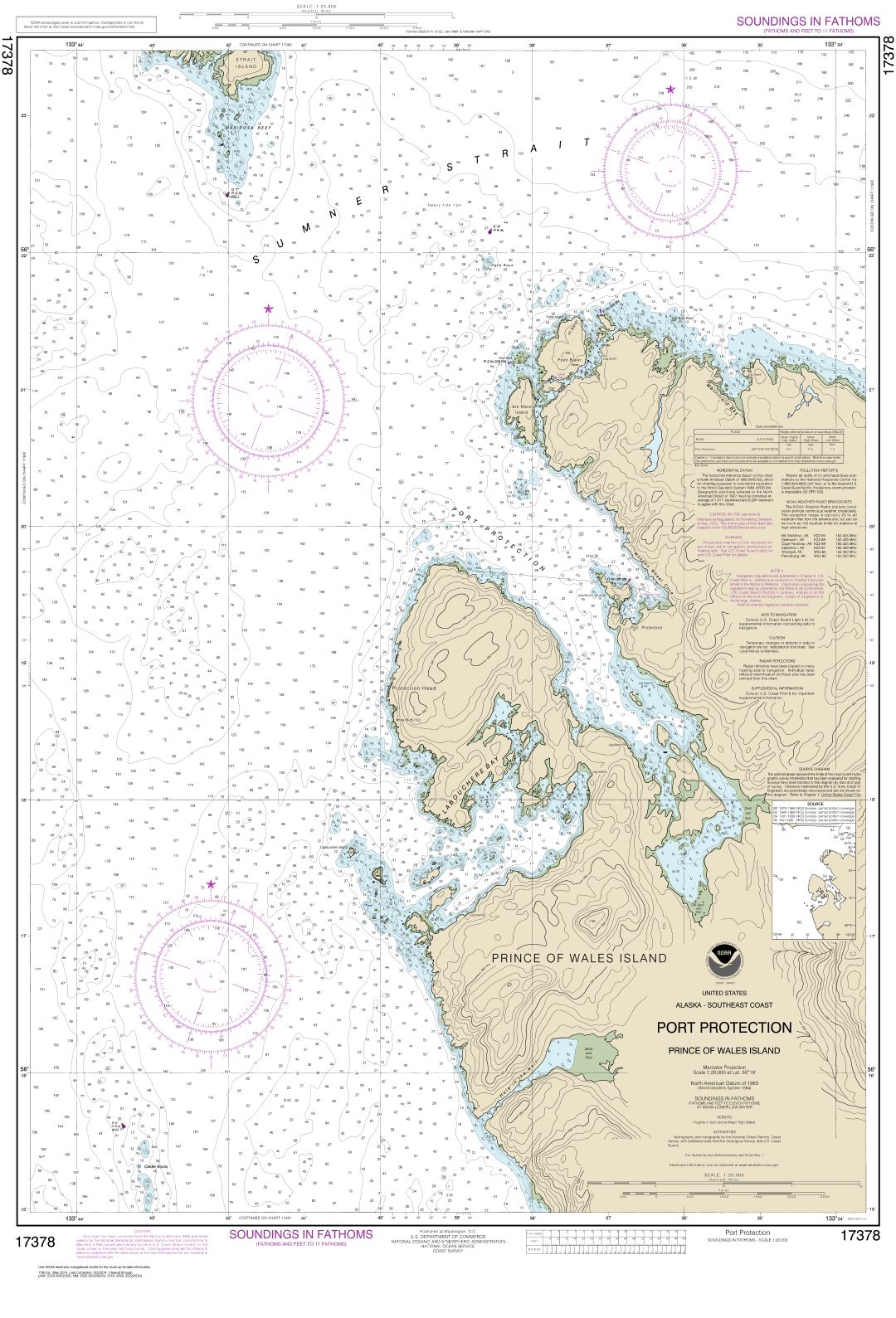 Port Protection, Prince of Wales Island | NOAA Chart 17378