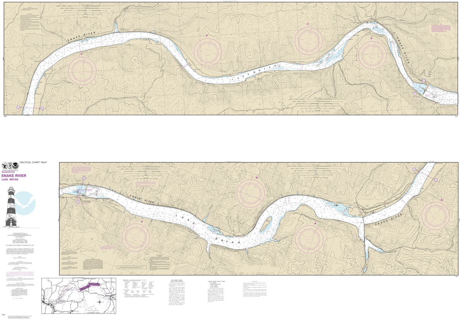 Snake River-Lake Bryon | NOAA Chart 18547
