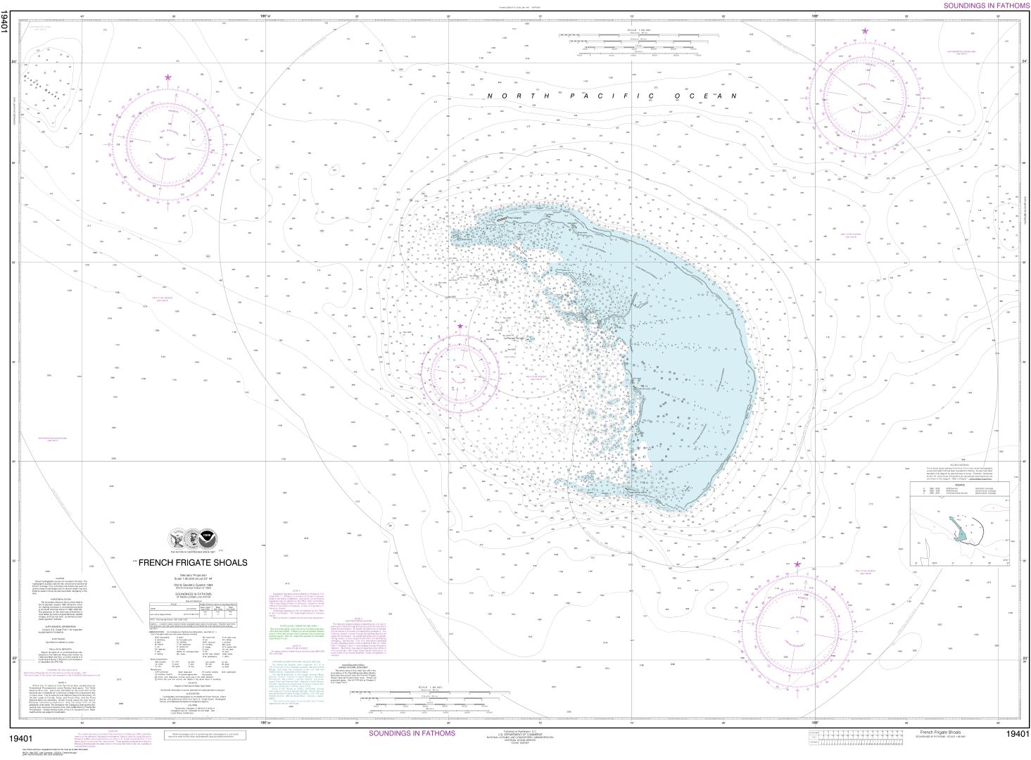French Frigate Shoals | Carte NOAA 19401