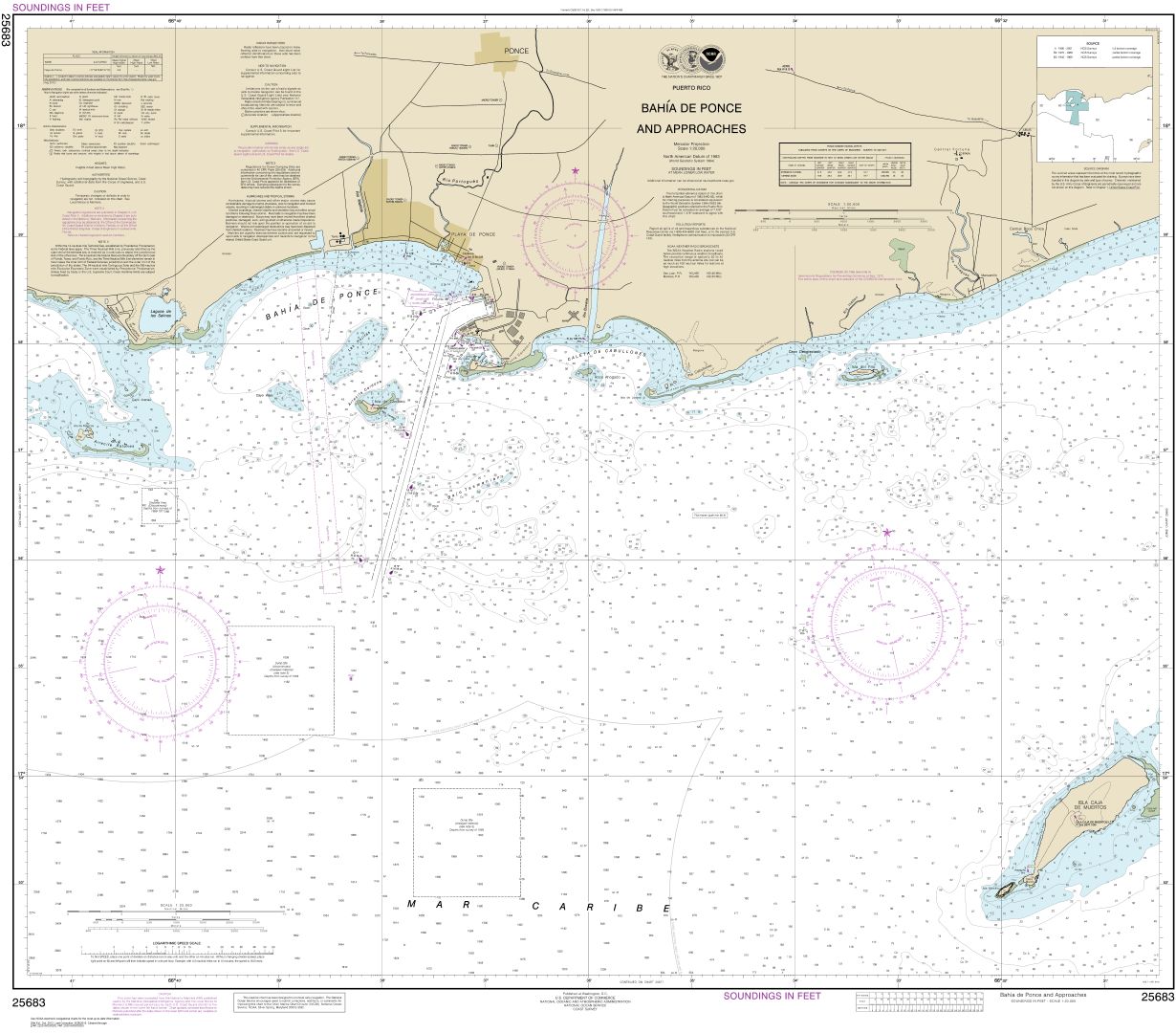 Bahia de Ponce and Approaches | NOAA Chart 25683