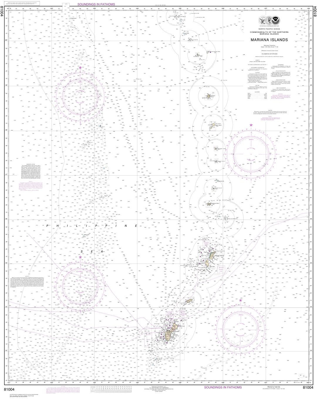 Commonwealth of the Northern Mariana Islands | NOAA Chart 81004
