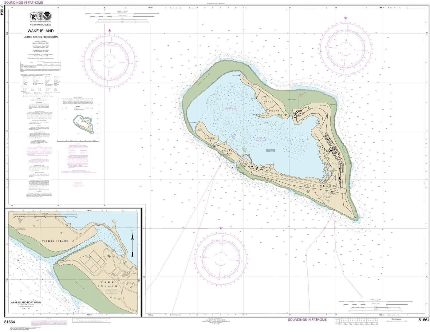 Wake Island;Wake Island Boat Basin | NOAA Chart 81664