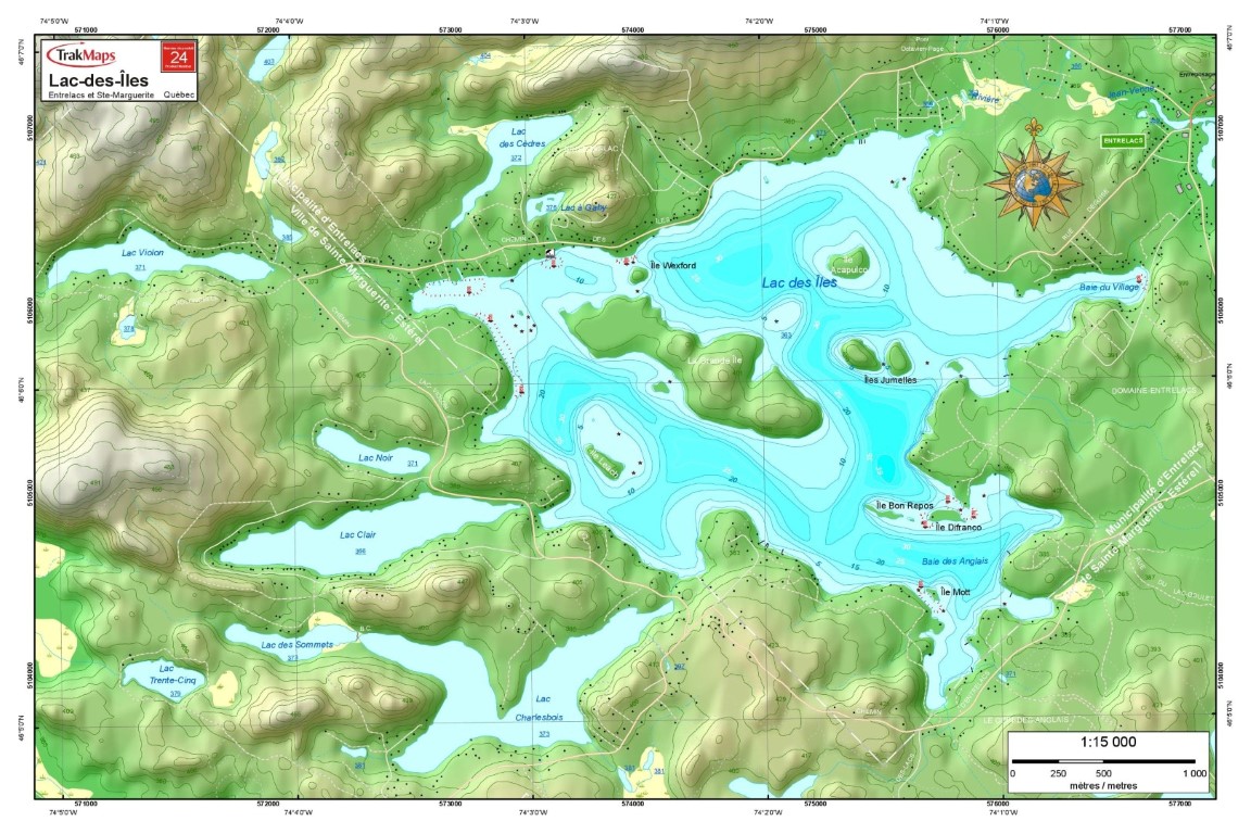 Lac-des-Îles: Entrelacs