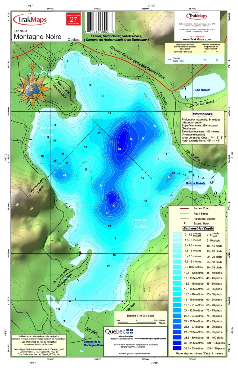 Lac de la Montagne Noire | Toile tendue
