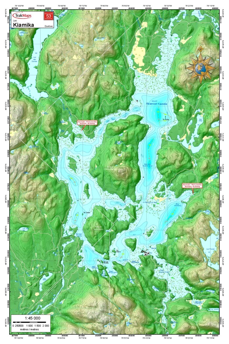 Lac Kiamika | Toile tendue