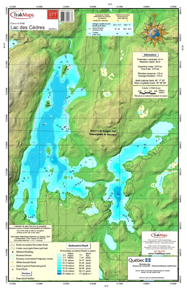 Lac des Cèdres: Grand et Petit