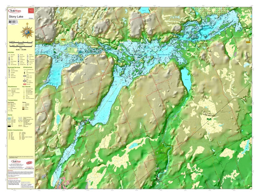 Stony Lake and Upper Stony Lake | Stretched Canvas