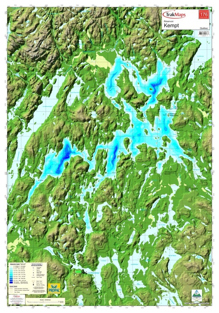 Kempt Reservoir | Stretched Canvas