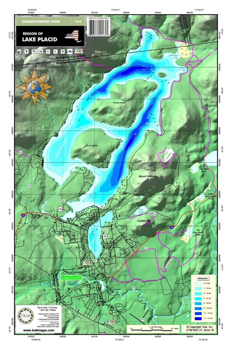 Lake Placid and Region | Stretched Canvas