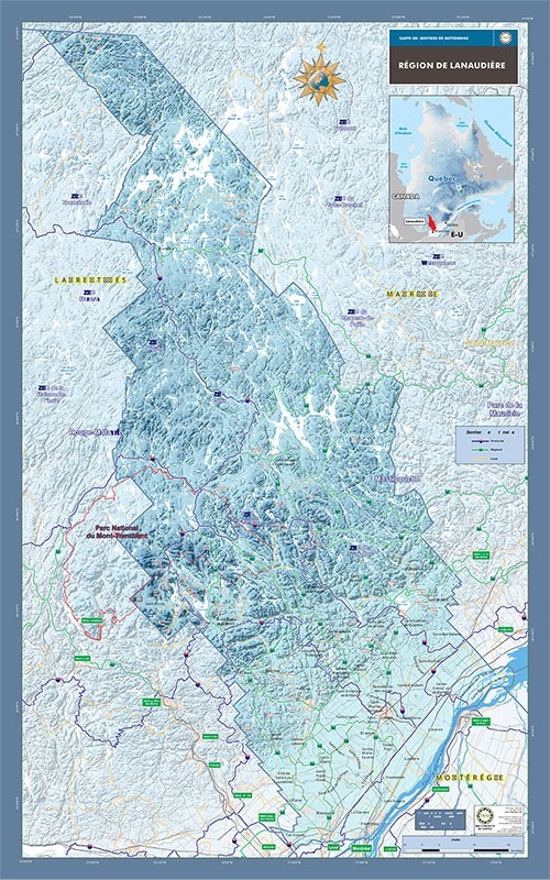 Carte sur mesure - Marine | 40K | Toile tendue