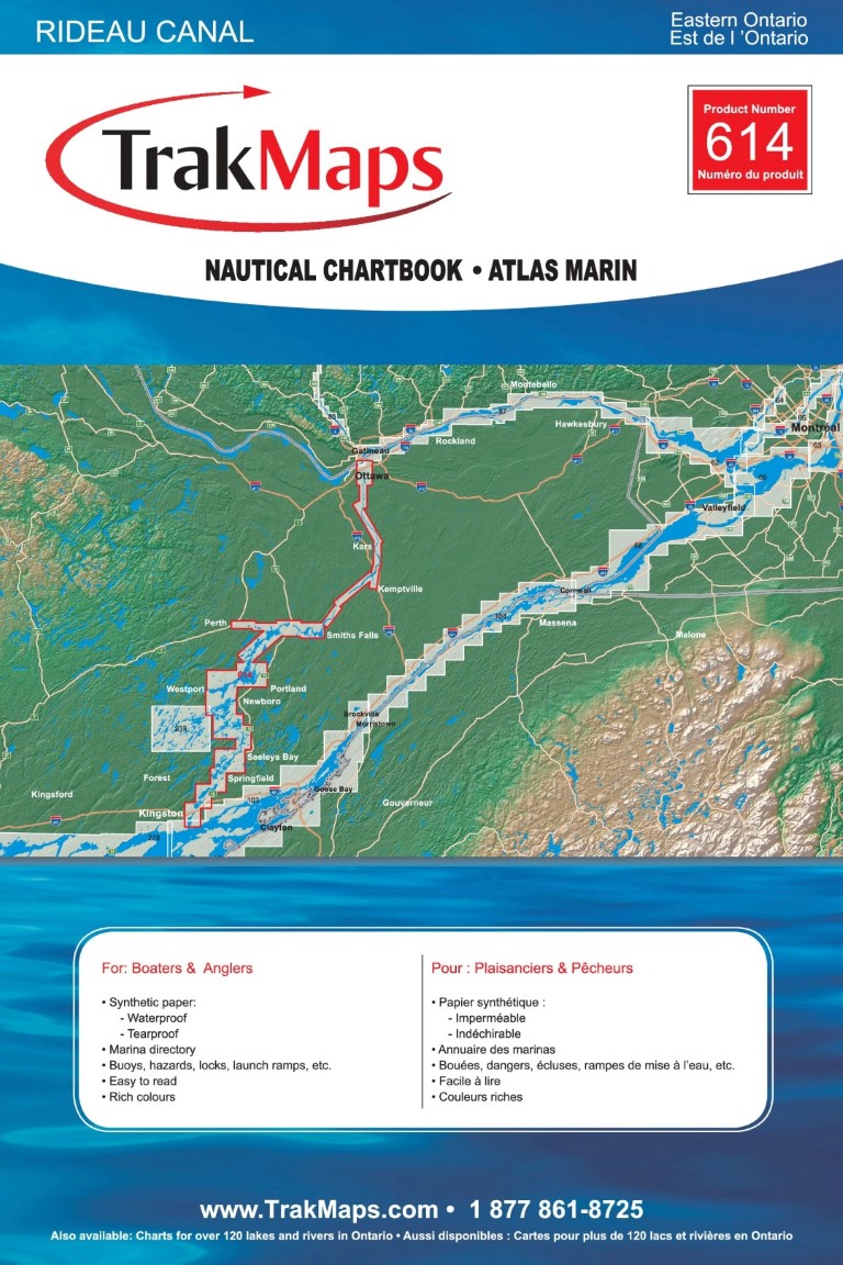 Canal Rideau: Kingston - Ottawa (Atlas marin)